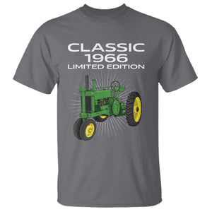 60th Birthday 1966 Limited Edition Classic Farm Tractor T Shirt