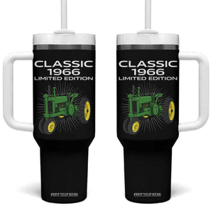 60th Birthday 1966 Limited Edition Classic Farm Tractor Tumbler With Handle