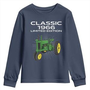 60th Birthday 1966 Limited Edition Classic Farm Tractor Youth Sweatshirt