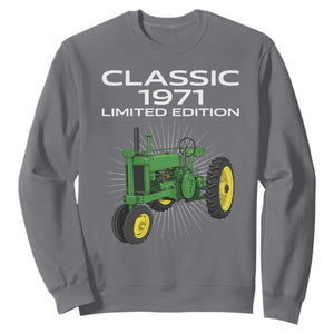 55th Birthday 1971 Limited Edition Classic Farm Tractor Sweatshirt