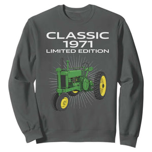 55th Birthday 1971 Limited Edition Classic Farm Tractor Sweatshirt