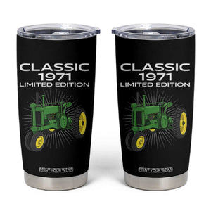 55th Birthday 1971 Limited Edition Classic Farm Tractor Tumbler Cup