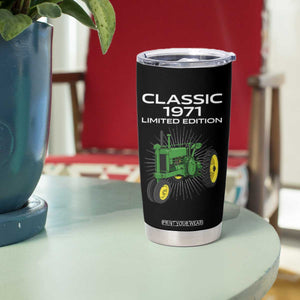 55th Birthday 1971 Limited Edition Classic Farm Tractor Tumbler Cup