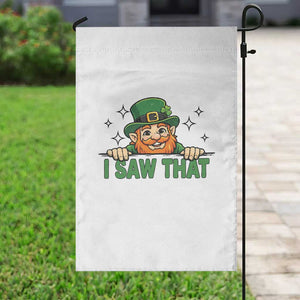 I Saw That Garden Flag Funny Leprechaun St Patricks Day Meme TS14 Print Your Wear