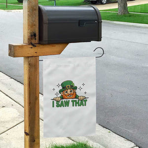 I Saw That Garden Flag Funny Leprechaun St Patricks Day Meme TS14 Print Your Wear