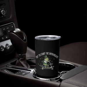 Funny Frog St Patricks Day Meme Tumbler Cup Off To Start The Shenanigans TS14 Print Your Wear