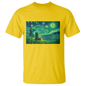 St Patricks Day Starry Night Leprechaun Shamrock T Shirt TS14 Daisy Print Your Wear