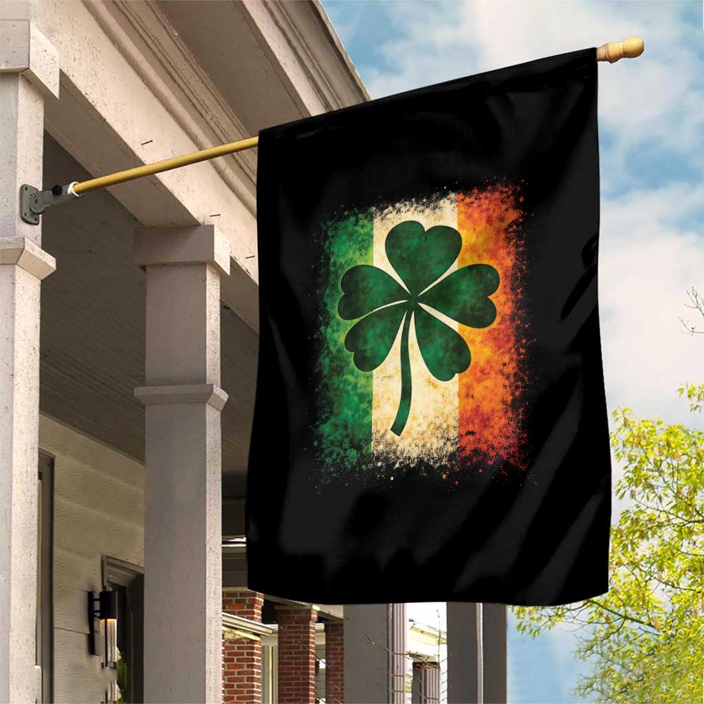 Retro Ireland Shamrock Irish Flag St Patricks Day Garden Flag TS14 Print Your Wear