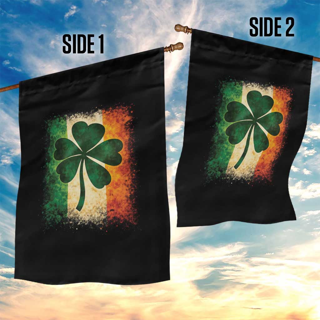 Retro Ireland Shamrock Irish Flag St Patricks Day Garden Flag TS14 Print Your Wear
