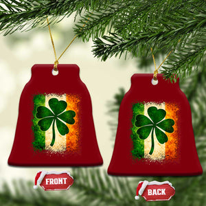Retro Ireland Shamrock Irish Flag St Patricks Day Ceramic Ornament TS14 Print Your Wear