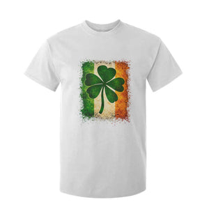 Retro Ireland Shamrock Irish Flag St Patricks Day T Shirt For Kid TS14 White Print Your Wear
