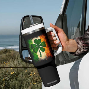 Retro Ireland Shamrock Irish Flag St Patricks Day Tumbler With Handle TS14 Print Your Wear