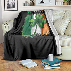 Vintage Ireland Shamrock Irish Flag St Patricks Day Throw Blanket TS14 Print Your Wear