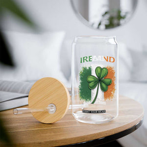 Vintage Ireland Shamrock Irish Flag St Patricks Day Glass Can TS14 Print Your Wear