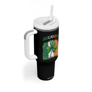 Vintage Ireland Shamrock Irish Flag - St Patricks Day Tumbler TS14 Print Your Wear
