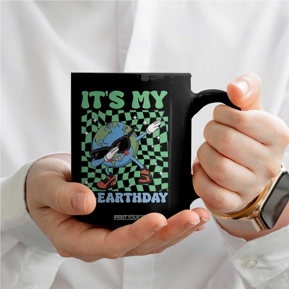 Funny Earth Day Coffee Mug Its My B-Earthday TS14 Print Your Wear