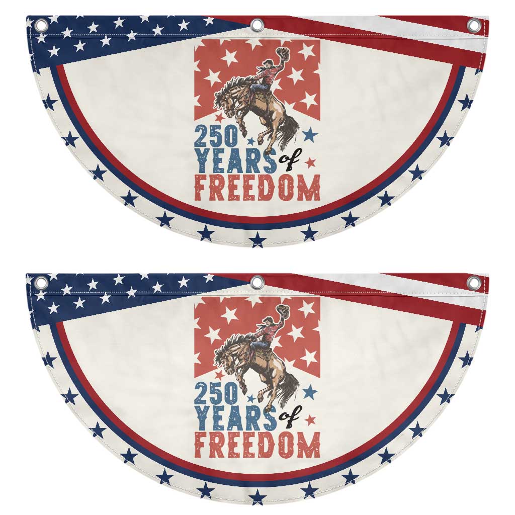 American Rodeo 250th Anniversary Patriotic Fan Flag Western Cowboy Fourth of July TS14 2pcs pack Classic Beige Print Your Wear