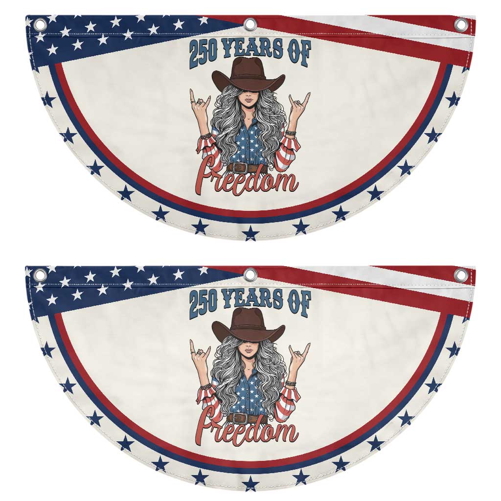 250th Anniversary USA Patriotic Fan Flag Western Cowgirl American Flag 4th of July TS14 2pcs pack Classic Beige Print Your Wear