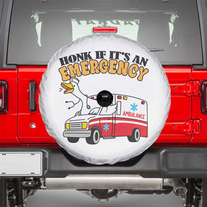 Registered Goose Nurse Spare Tire Cover Honk If It Is An Emergency TS14 White Print Your Wear