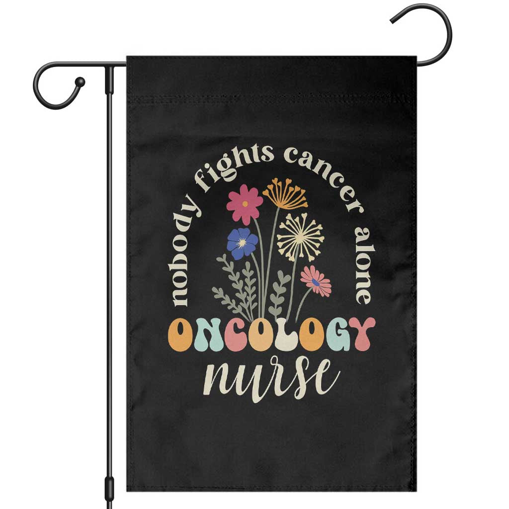 Funny Oncology Nurse Garden Flag Squad Oncology Medical Assistant TS14 Black Print Your Wear