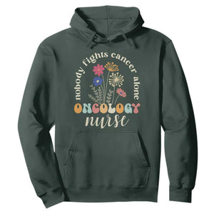 Funny Oncology Nurse Hoodie Squad Oncology Medical Assistant TS14 Dark Forest Green Print Your Wear