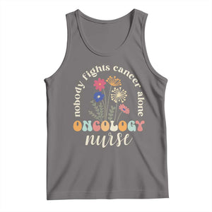 Funny Oncology Nurse Tank Top Squad Oncology Medical Assistant TS14 Deep Heather Print Your Wear