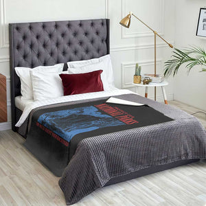 Protect Our National Parks or We'll Haunt Your Backyard Throw Blanket Funny Hiking Camping