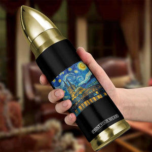 Cologne Cathedral Silhouette Köln German Starry Night Style Bullet Tumbler