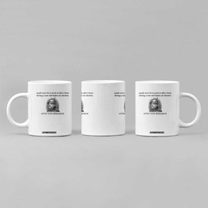 People Lie Famous German History Quote Otto Von Bismarck Coffee Mug
