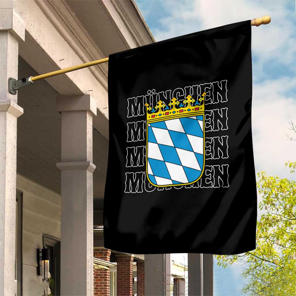 Munich München Germany Bavaria Coat of Arms Souvenir Garden Flag