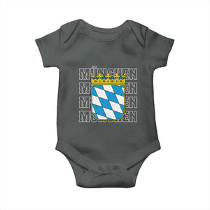 Munich München Germany Bavaria Coat of Arms Souvenir Baby Onesie