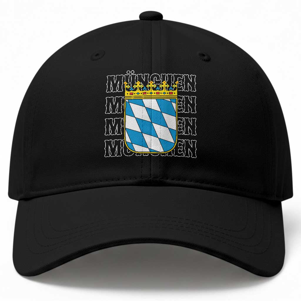 Munich München Germany Bavaria Coat of Arms Souvenir Baseball Cap