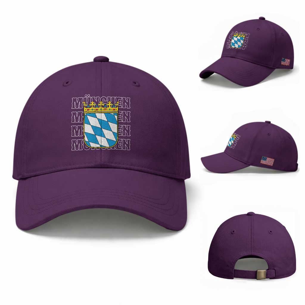 Munich München Germany Bavaria Coat of Arms Souvenir Baseball Cap