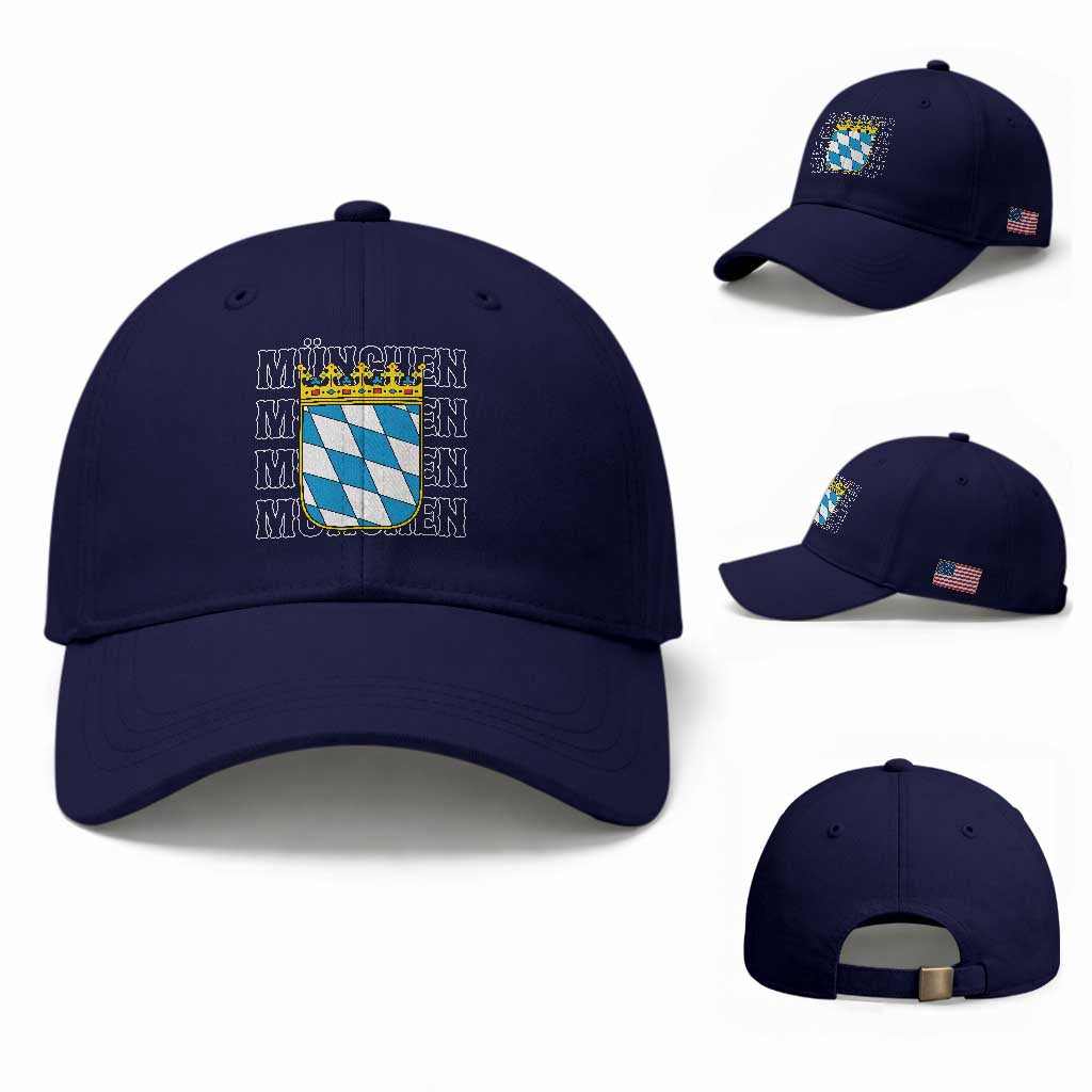 Munich München Germany Bavaria Coat of Arms Souvenir Baseball Cap