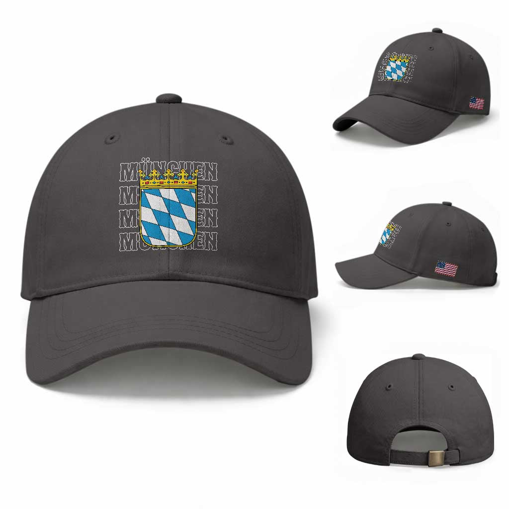Munich München Germany Bavaria Coat of Arms Souvenir Baseball Cap