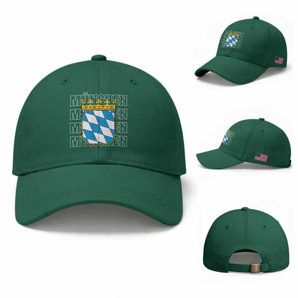 Munich München Germany Bavaria Coat of Arms Souvenir Baseball Cap