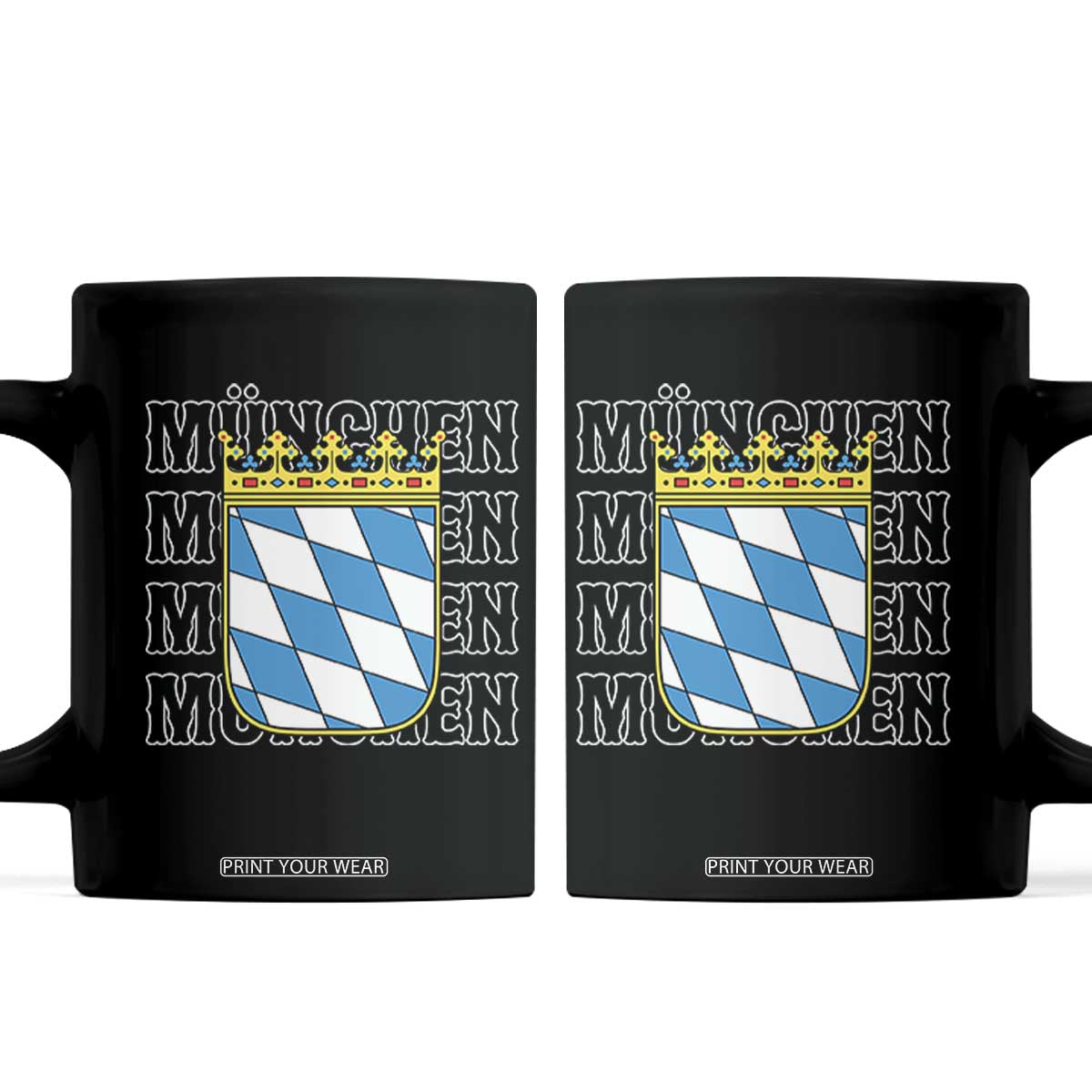 Munich München Germany Bavaria Coat of Arms Souvenir Coffee Mug