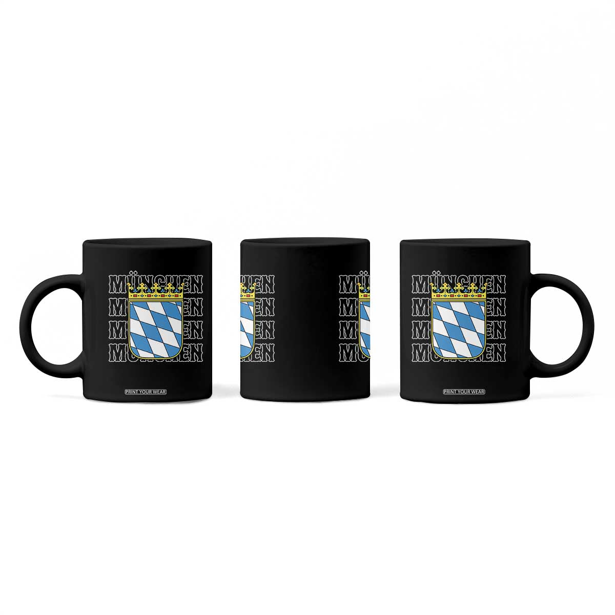Munich München Germany Bavaria Coat of Arms Souvenir Coffee Mug