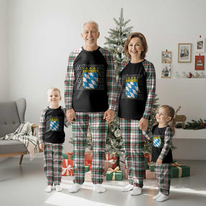 Munich München Germany Bavaria Coat of Arms Souvenir Plaid Pajama Set