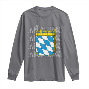 Munich München Germany Bavaria Coat of Arms Souvenir Long Sleeve Shirt