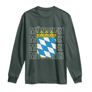 Munich München Germany Bavaria Coat of Arms Souvenir Long Sleeve Shirt