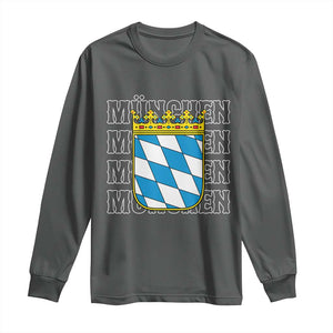 Munich München Germany Bavaria Coat of Arms Souvenir Long Sleeve Shirt