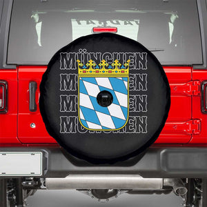 Munich München Germany Bavaria Coat of Arms Souvenir Spare Tire Cover
