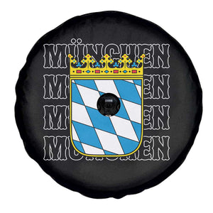 Munich München Germany Bavaria Coat of Arms Souvenir Spare Tire Cover