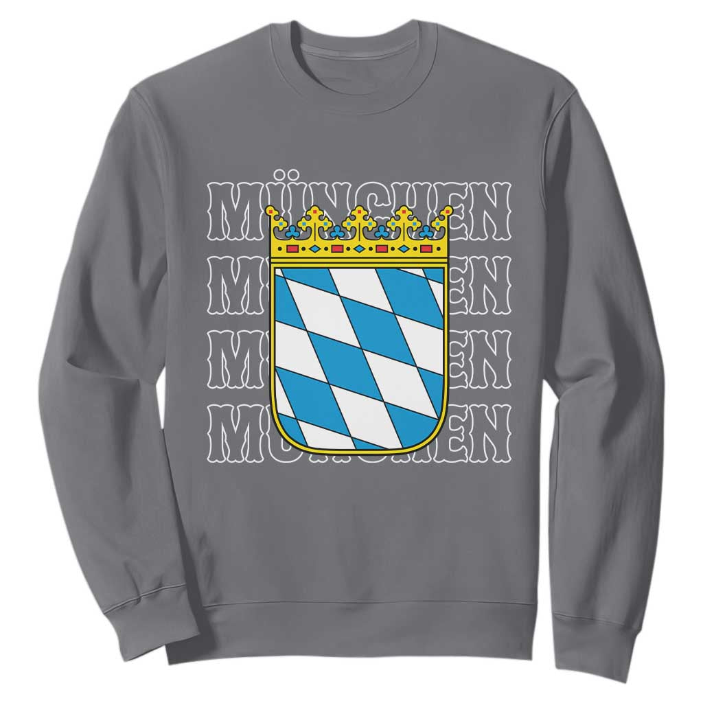 Munich München Germany Bavaria Coat of Arms Souvenir Sweatshirt
