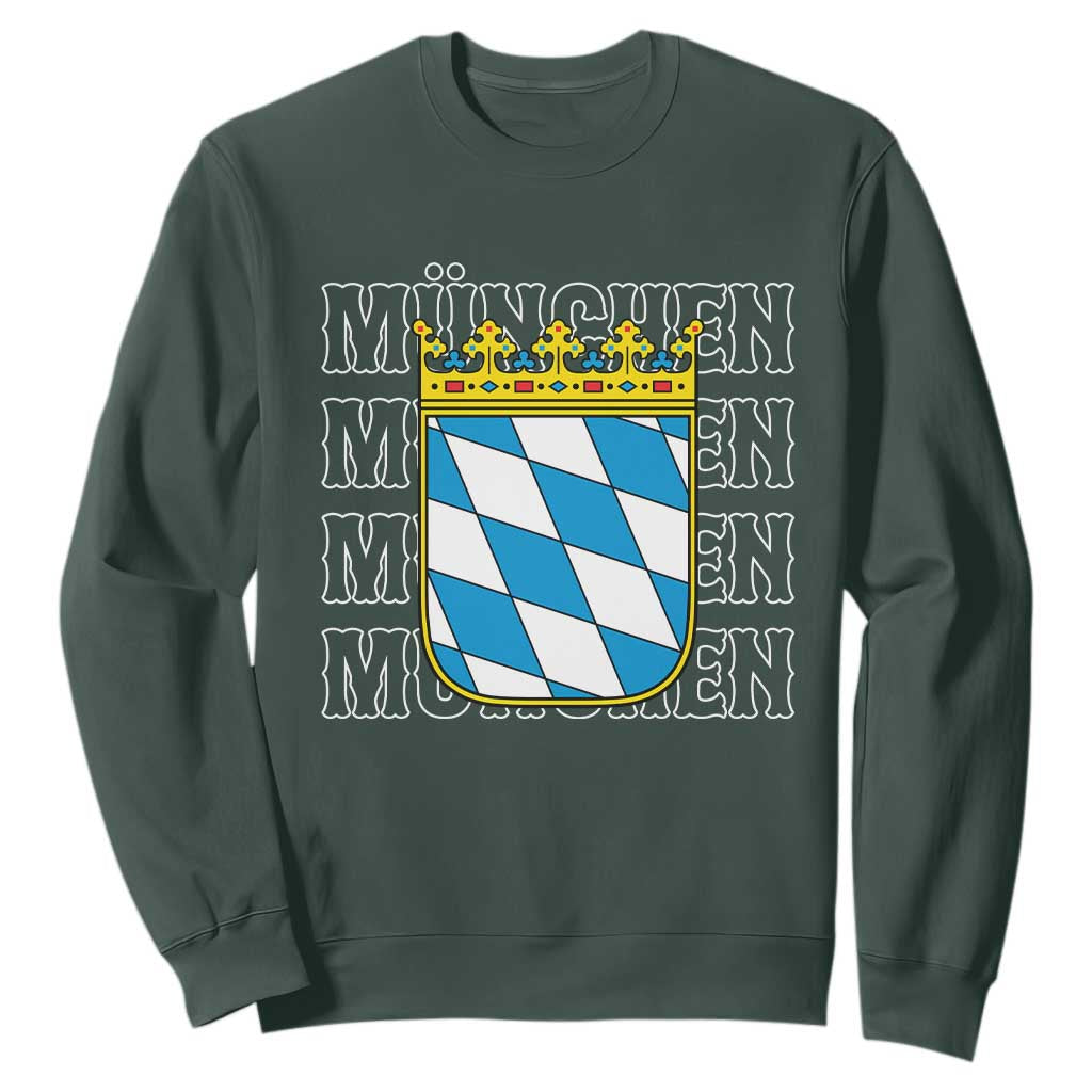 Munich München Germany Bavaria Coat of Arms Souvenir Sweatshirt