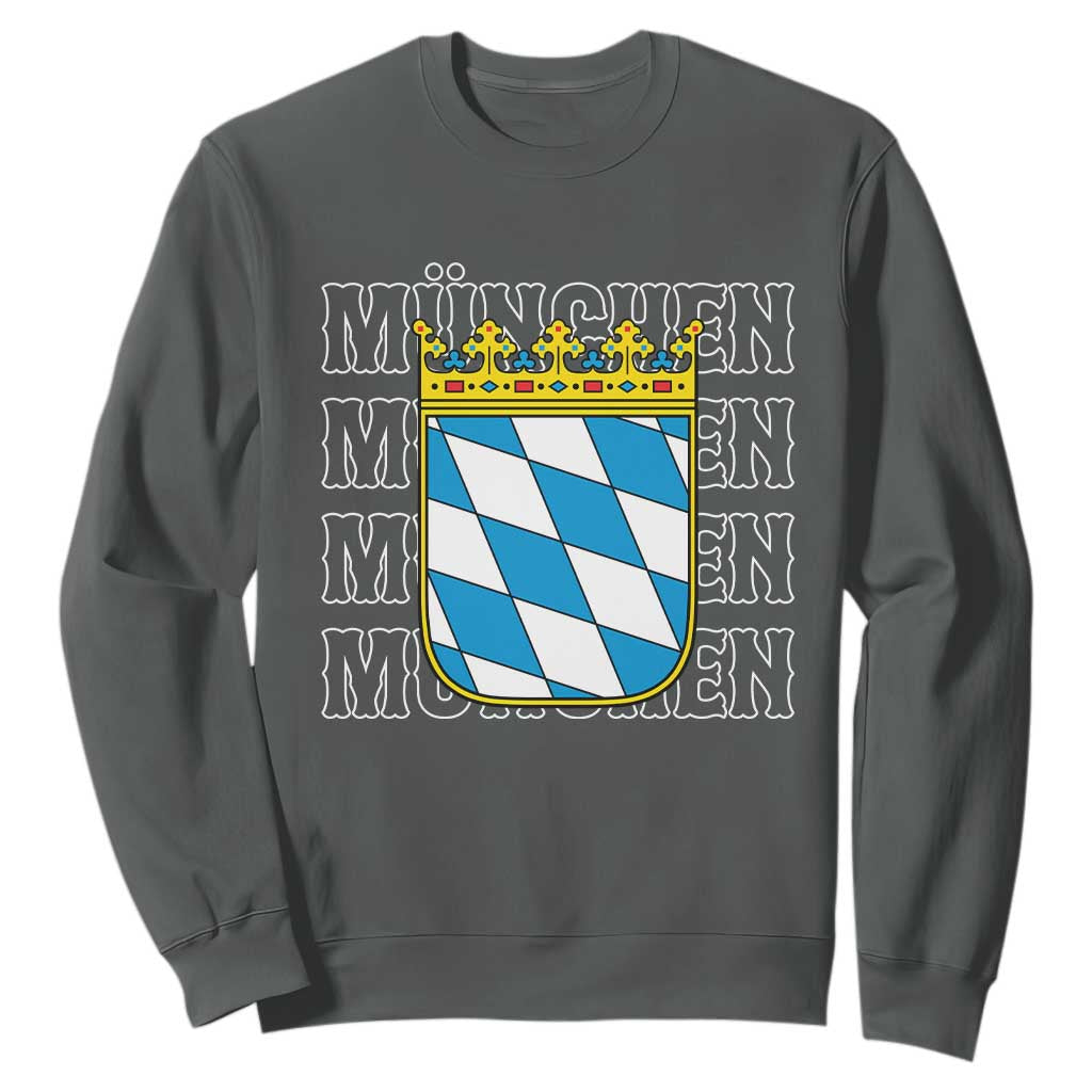 Munich München Germany Bavaria Coat of Arms Souvenir Sweatshirt