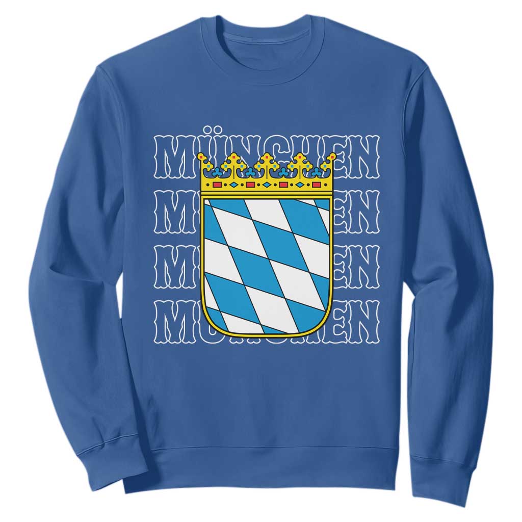 Munich München Germany Bavaria Coat of Arms Souvenir Sweatshirt