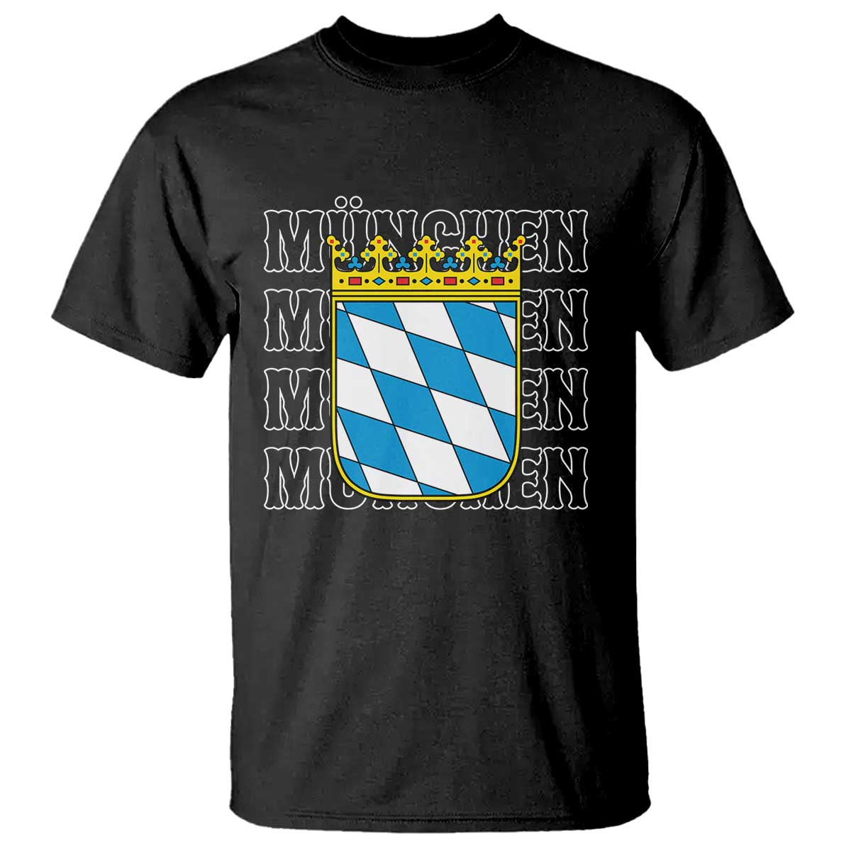 Munich München Germany Bavaria Coat of Arms Souvenir T Shirt