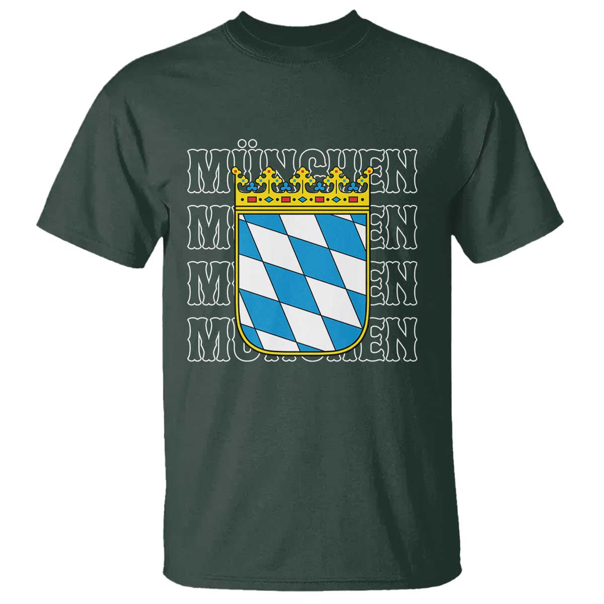 Munich München Germany Bavaria Coat of Arms Souvenir T Shirt